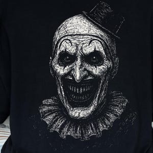 Art the Clown Comfort Colors Tee | Terrifier-Inspired Custom Shirt | Retro Iconic Horror Villain Apparel gift | Killers Cinema Lover fanatic