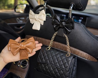 Butterfly Design Car Accessory Storage Hook for Back Seat Organizer Multi-Color Fabric Gift for Car Lovers