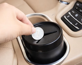 Autobekerhouder prullenbak met deksel, mini-vuilnisbak, lekvrije auto-prullenbak, auto-interieuropslag, auto-accessoires