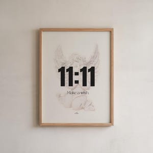 1111 Angel Number Poster - Etsy