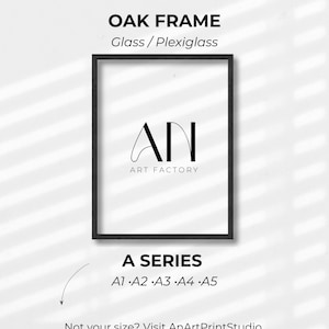 Marco de fotos AnArt / A1 A2 A3 A4 A5 / Plexiglás o cristal