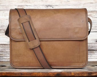 Gepersonaliseerde bruidsjonkers lederen laptop messenger aktetas heren, monogram crossbody computertas tas projecttas, gepersonaliseerde geschenken