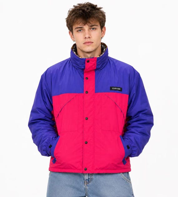 Oliver Tree Retro Colorblock Windbreaker Jacket | 90s Festival