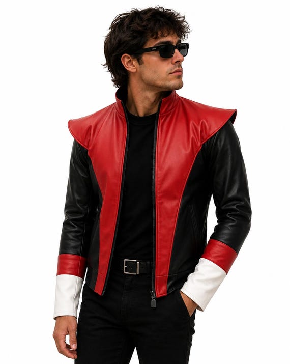Nightcrawler X‑Men Cosplay Biker Jacket
