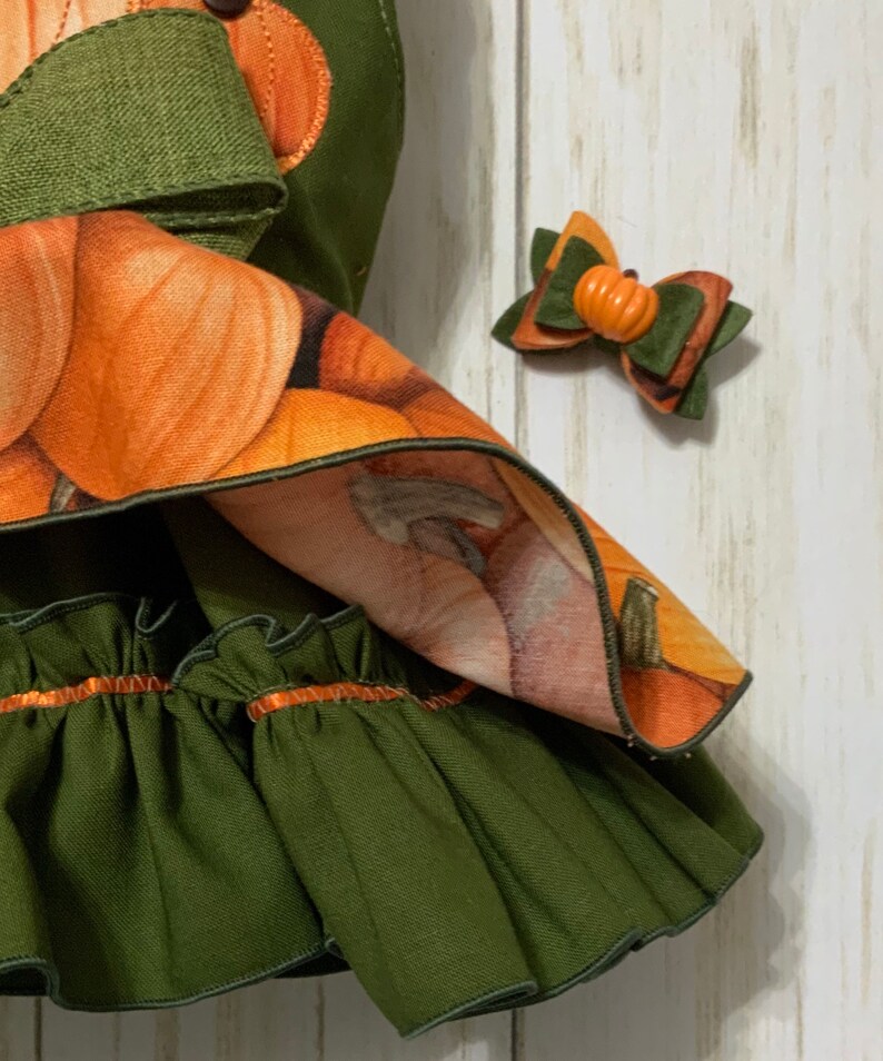Olive Green Pumpkin Dress