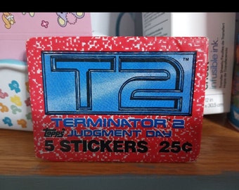 TOPPS 1991 Terminator 2 Judgement Day Stickers