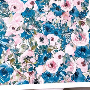 F02 Spring Floral, CLAY TRANSFER PAPERS, Jewelry Making Supply