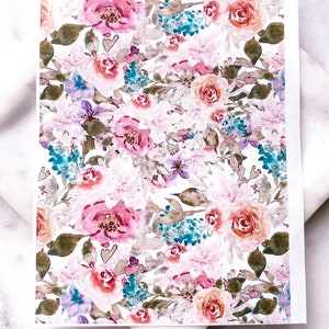 F06 Spring Floral, CLAY TRANSFER PAPERS, Jewelry Making Supply