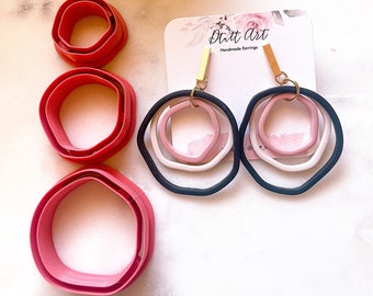 OUTIL DE COUPE SKINNY HOOPS // emporte-pièce en pâte polymère, filament Pla, emporte-pièces bien aiguisés, tranchant de 0,4 mm