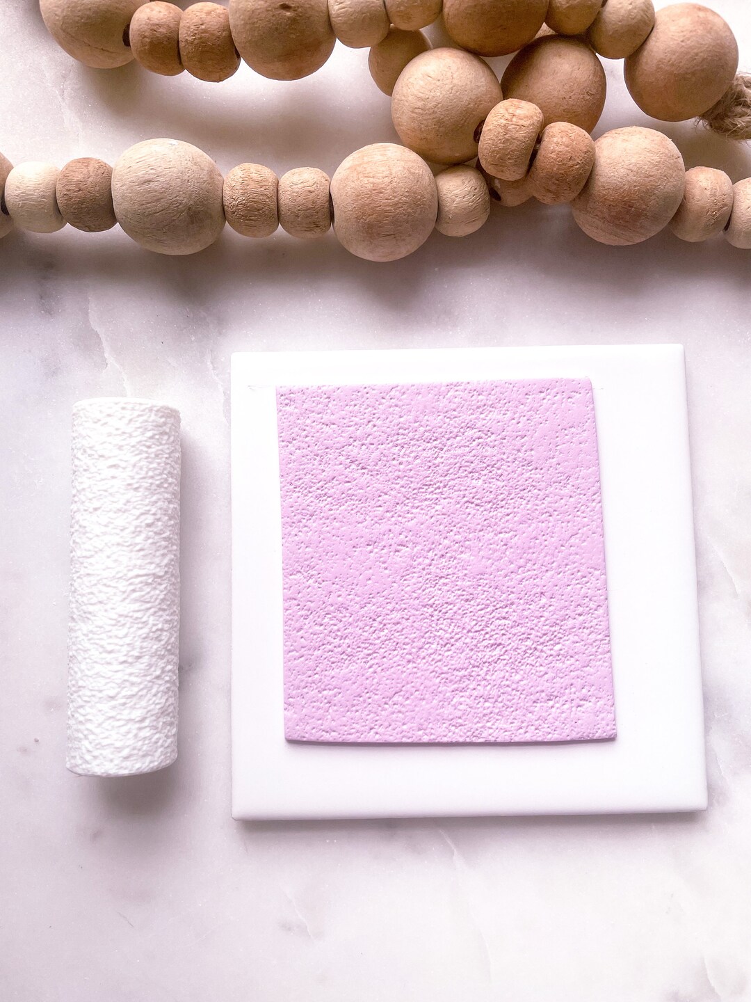 SANDPAPER TEXTURE ROLLER // Polymer Clay Texture Roller, Pla Filament