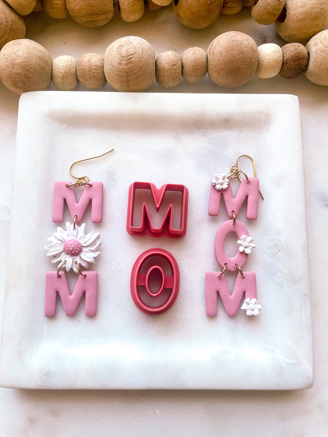 MOM CUTTERS // Pla Filament, Mothers Day Clay Cutters, Motherhood Jewelry Supply, 0.3mm Cutting