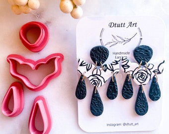 THE PENELOPE // 4 Piece Polymer Clay Cutter, PLA Filament, Sharp Clay Cutters, 0.4mm Cutting Edge