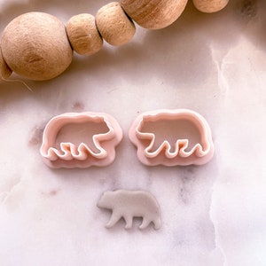 BABY BEAR CUTTERS // Pla Filament, Animals Clay Cutters, Holiday Bears, Clay Tools Supply, 0.3mm Cutting Edge