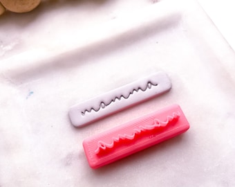 MOMMA STAMP and CUTTER // Pla Filament, Mothers Day Clay Cutters, Motherhood Jewelry Supply, 0.3mm Cutting Edge