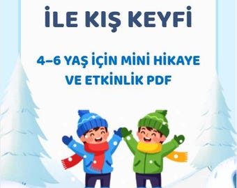 Ada ve Arda ile Kış Keyfi 4  6 yaş PDF     Winter Fun with Ada and Arda   Mini Story  Activity Book for Ages 4  6