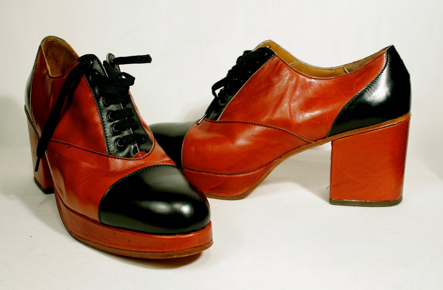 mens vintage platform shoes
