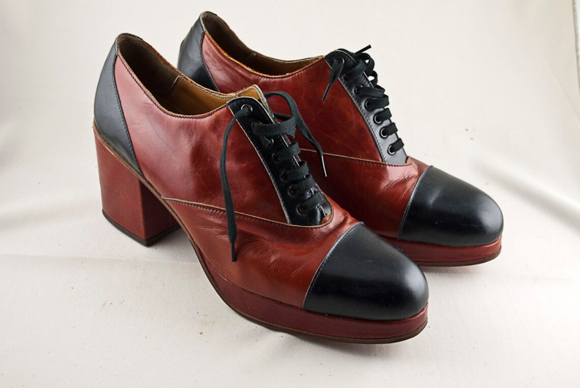 vintage platform shoes for men