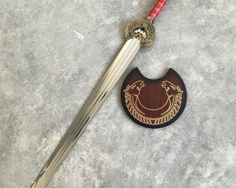 Sword of King Theoden of Rohan with Display Board,Artistic craft props.