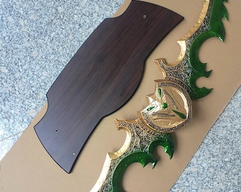 Warglaive of Azzinoth,Made of Carbon Steel Stainless Steel,Artistic Decorative Item.