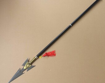 Traditional Chinese Weapon,Handmade Warrior Spear,Artistic decorative items.