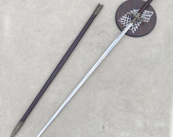 Anime Identical Weapon Props,sewing needle sword with slender blade,Artistic decorative items.