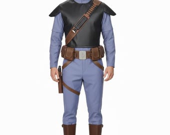 Star Wars Jango Fett Cosplay Costume Kit Flight Suit Ammo Belt Girth Belt
