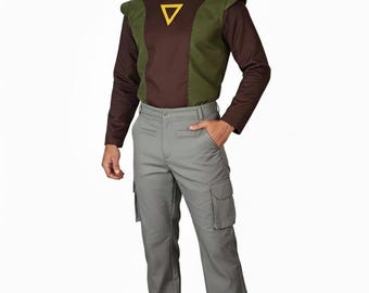 Star Wars Rebels Kanan Jarrus Cosplay Outfit Custom Jedi Knight Costume Shirt Pants Halloween