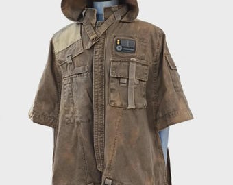 Jyn Erso Rogue One Poncho | Star Wars Rebel Cosplay Hooded Cape Costume