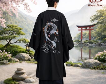 Men's Dragon Kimono Set – Vintage Samurai Japanese Robe - Etsy