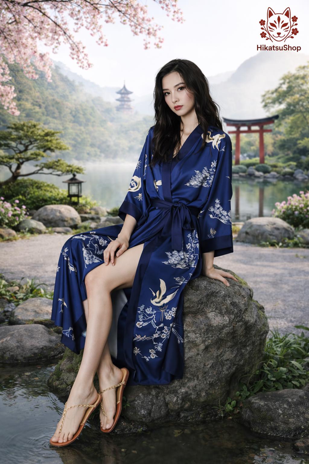 Tissu Oriental Chinois Brocart Dragon Pour Kimono, Hanfu, Qipao - Polyester - Vente Au Mètre