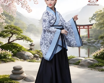 Tang-Style Women’s Hanfu Set – Modern Chinese Dress, Traditional Performance Outfit, Elegant Cultural Robe