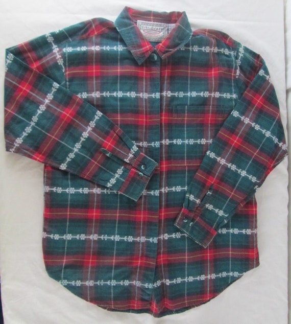 green gingham shirt womens