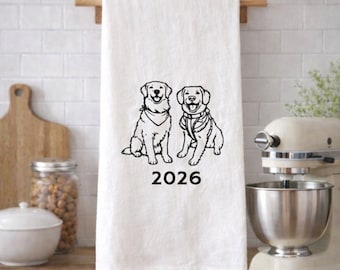 Dog Mom Customizable Kitchen Towel