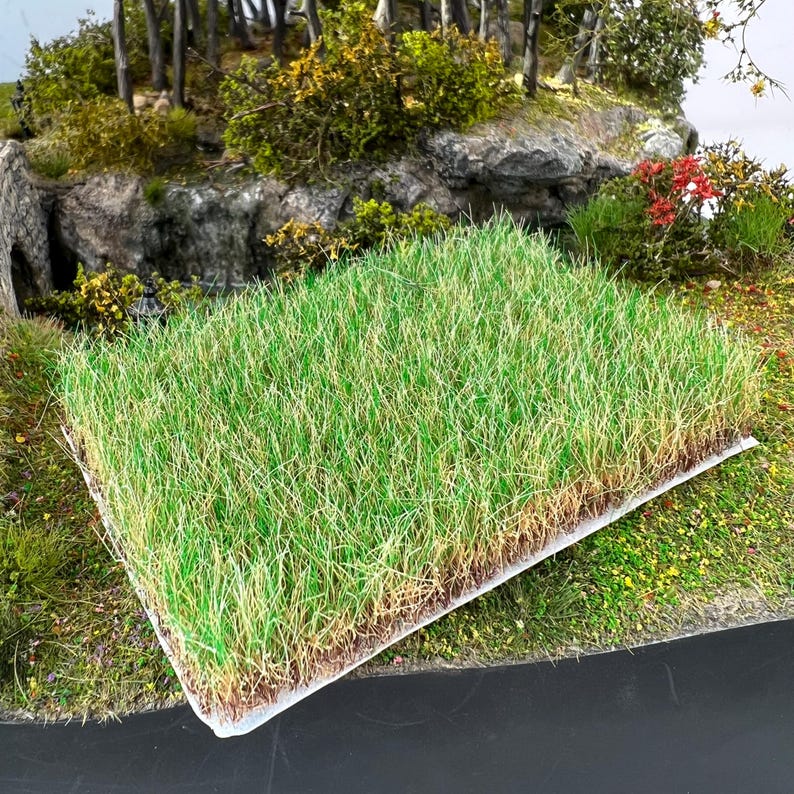 Miniature Artificial Turf Bundles - DIY 3D Model Scene - Etsy