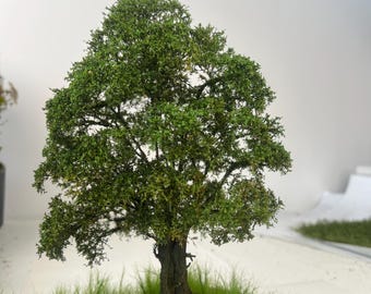 Handcrafted Miniature Olive Tree | Diorama & Dollhouse Model