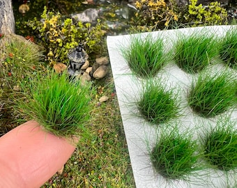 DIY 3Dシーンモデル用ミニチュア人工芝バンドル