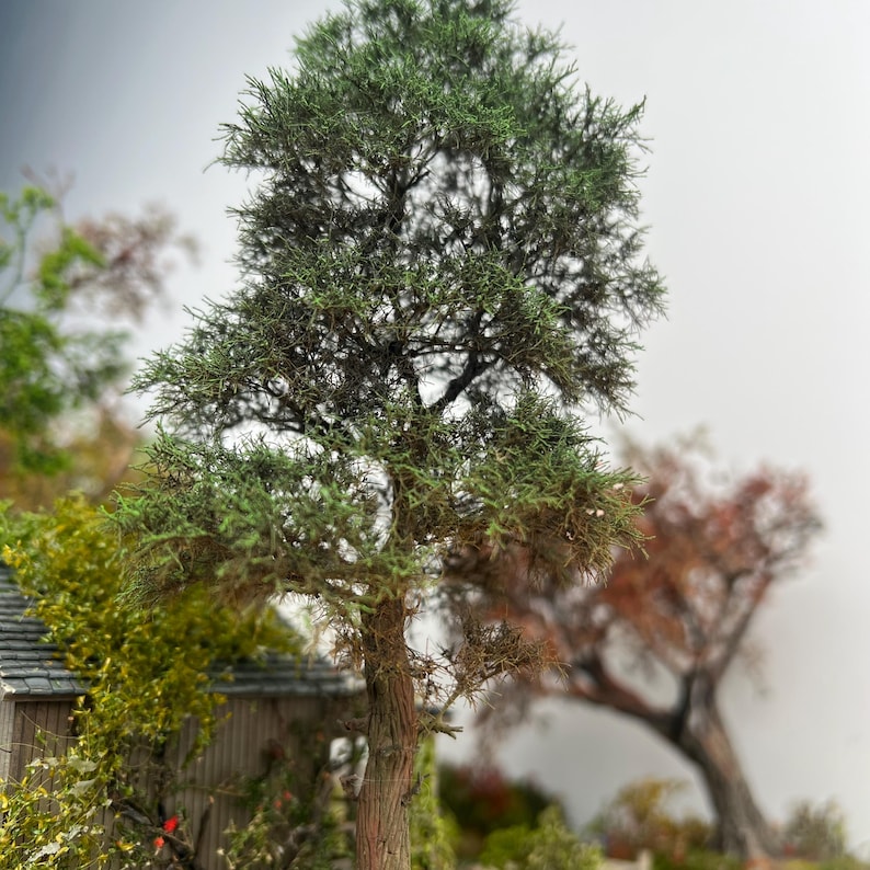 1/64 Scale Scene , Ultra-realistic Wire Mesh Tree Model, Suitable for ...