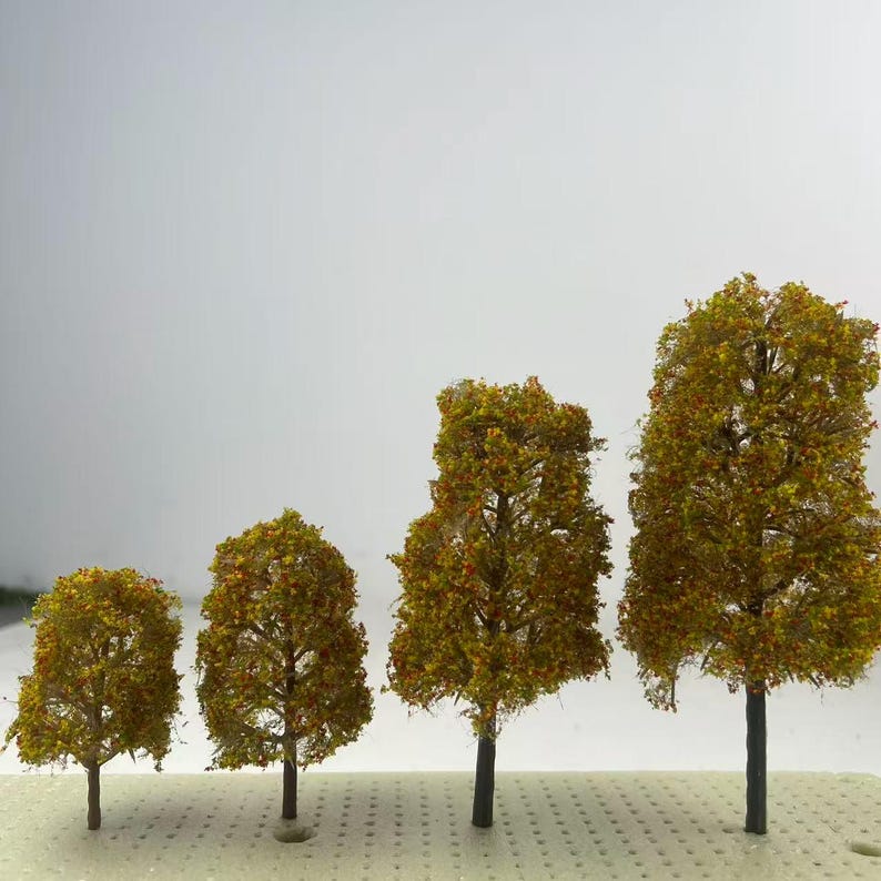 Model Tree Ukraine Multi-size Model Trees, Dollhouse & Train Layout Decoration (2-pack) - Etsy