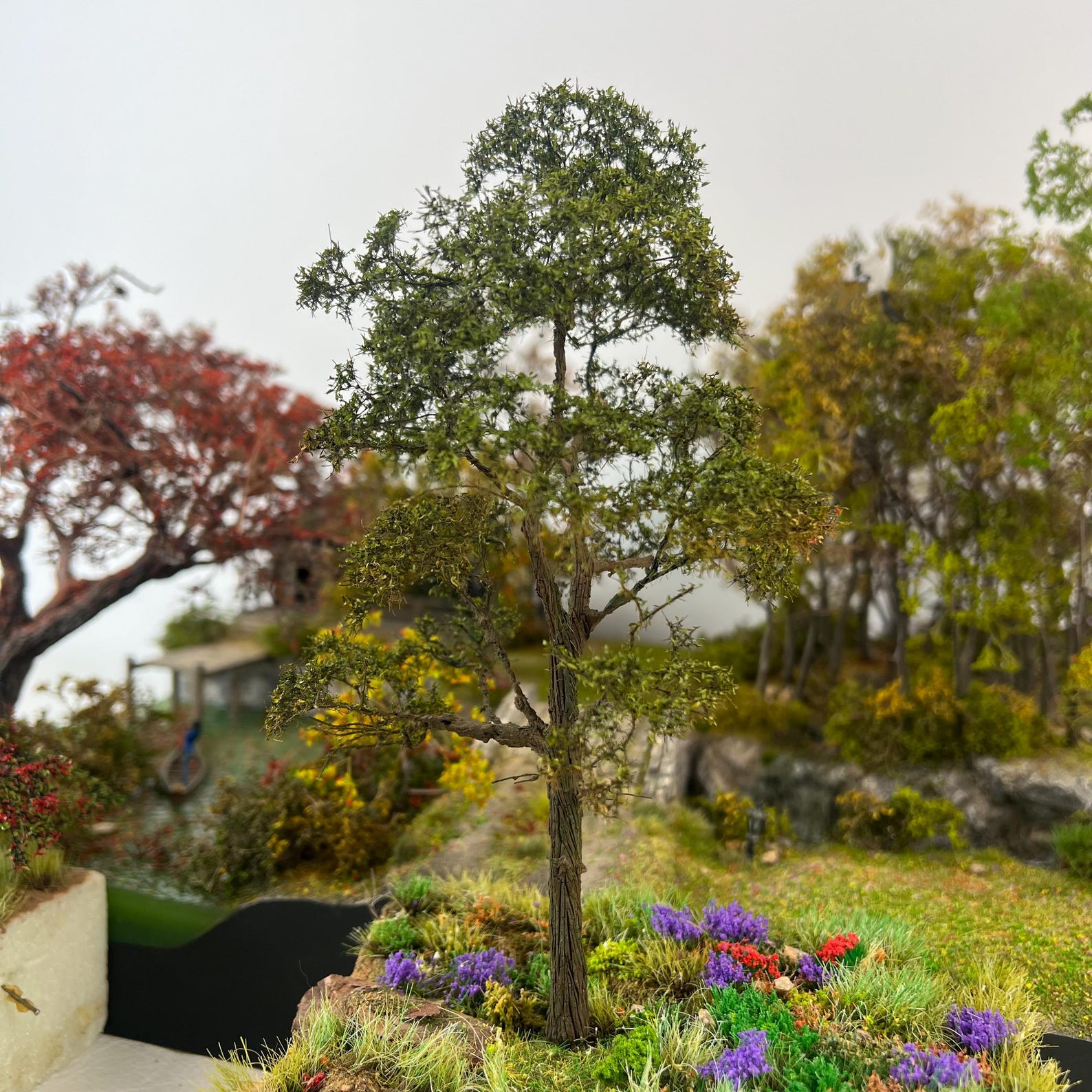 Miniature Wire Tree, 3D Model Train Scenery - Etsy