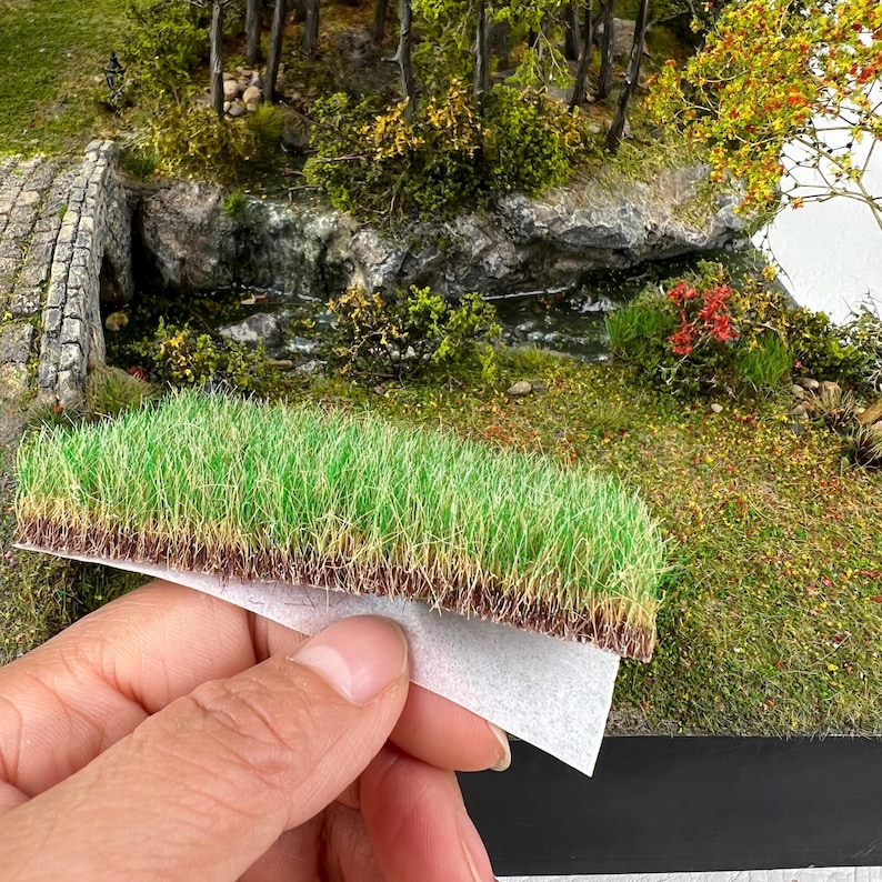 Miniature Artificial Turf Bundles - DIY 3D Model Scene - Etsy
