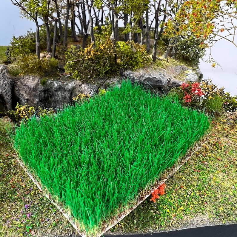 Miniature Artificial Turf Bundles - DIY 3D Model Scene - Etsy