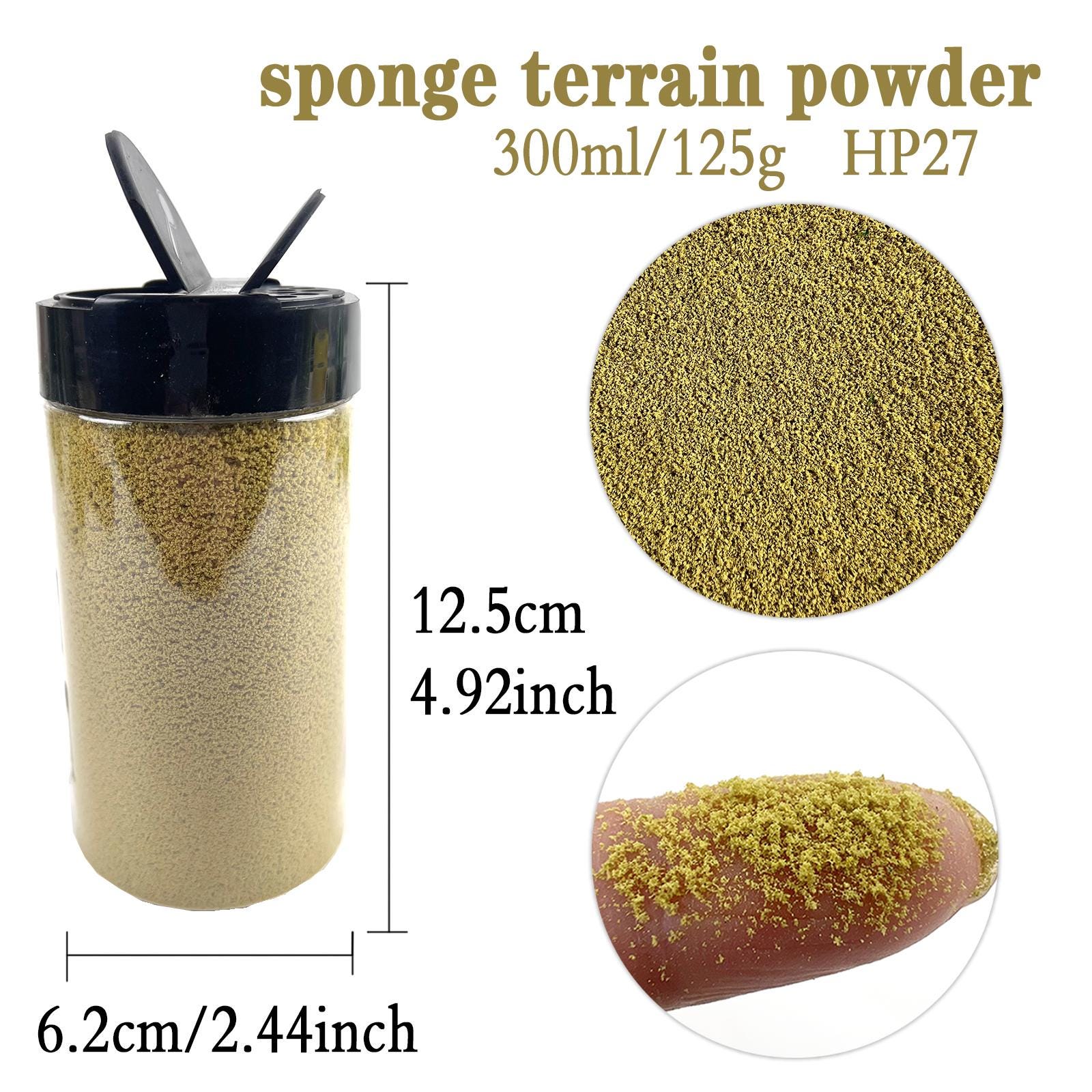 Powder Model 300ml Terrain Powder | Model Grass Flock for Diorama, Miniature Scenery ...