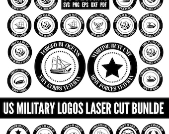 Paquete SVG de logotipos militares de EE. UU., logotipo de la Marina, fuerza aérea, bandera estadounidense, vectores patrióticos, navegación de EE. UU., aviación del ejército de EE. UU.