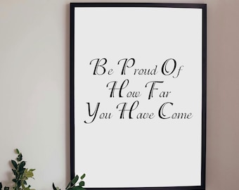 Motivational Quote Print, Home Office Decor (Digital Download)