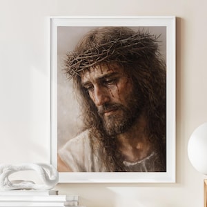 Sacred Museum Wall Art – The Passion of Christ, Classical Religious Painting, Timeless Christian Art Print