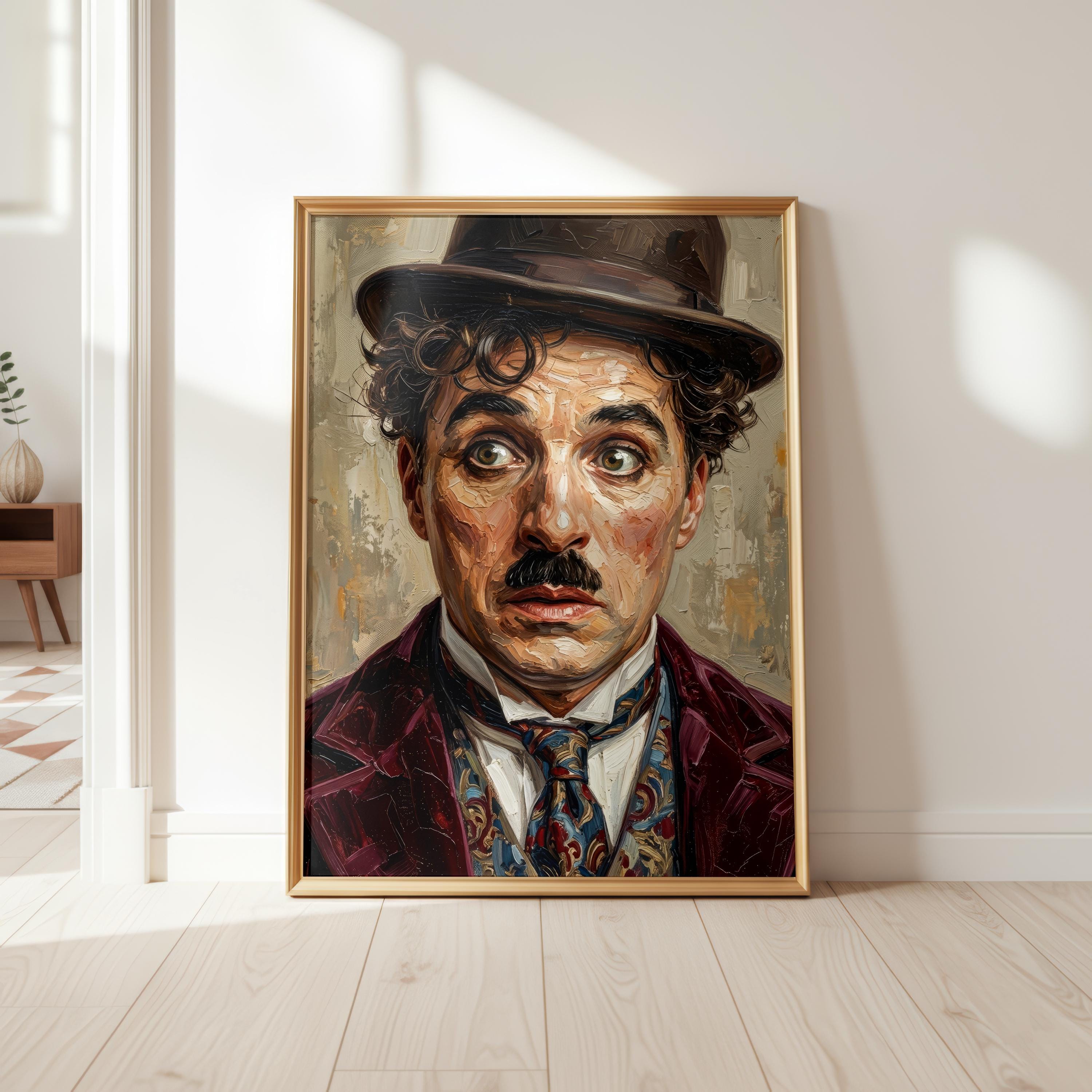 Chaplin painting - Etsy 日本