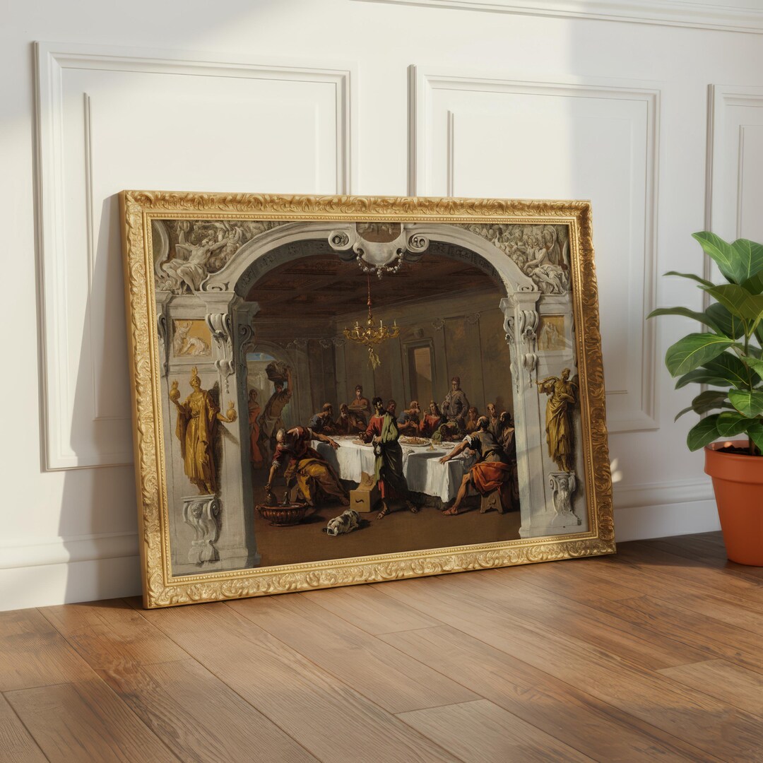 The Last Supper Print – Museum Style Christian Wall Art (digital ...