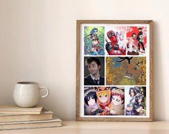 Anime Art Prints A6