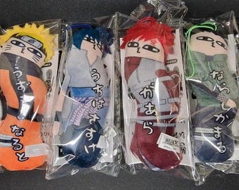 Hinekureta Yatsura - Twisted Guys - Naruto Shippuden Pendant Kakashi, Sasuke, Sakura, Gaara, Shikamaru