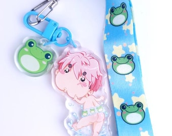 Song Of A Drowning Whale Keyring and Badge Holder/Langback